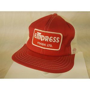 EMPRESS FOODS LTD Cap Trucker Hat Snapback Baseball Vintage retro 80s